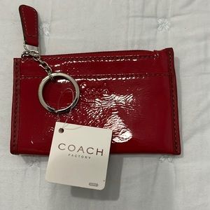 Skinny mini keychain wallet
